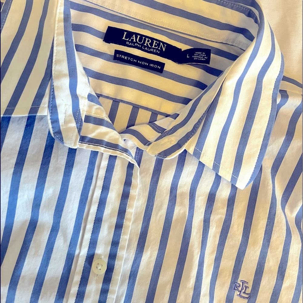 Striped Ralph Lauren polo shirt